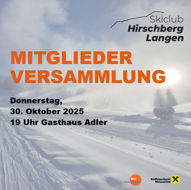 Ankündigung: Mitgliederversammlung 2025