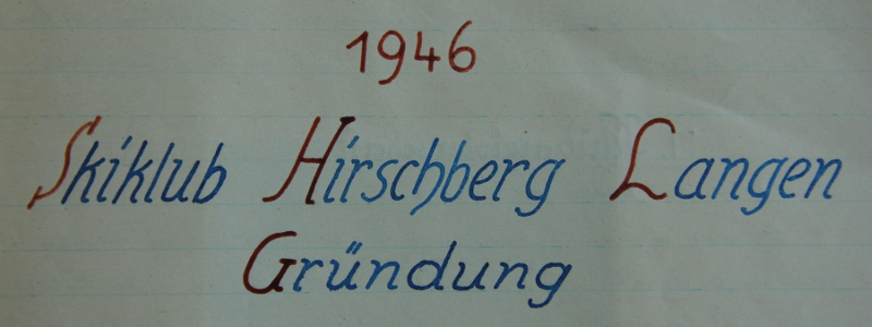 Schriftzug Gründung 1946