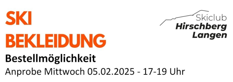 Info: Bestellmöglichkeit – Skibekleidung Vitalini