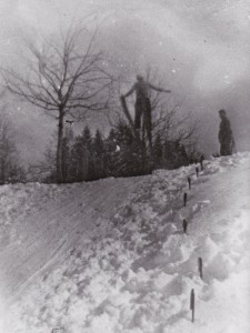 Skispringen 1930er Jahre Thal Au-2